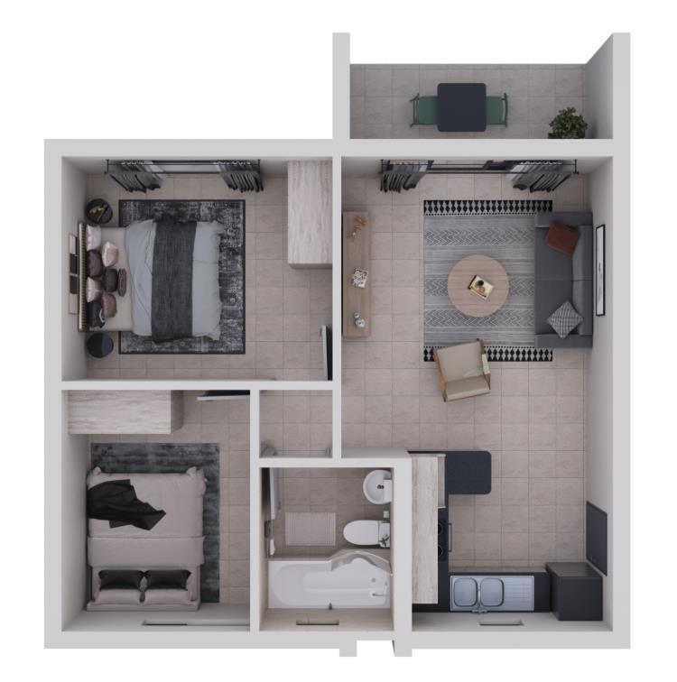 2 Bedroom Apartment in Menlo Park