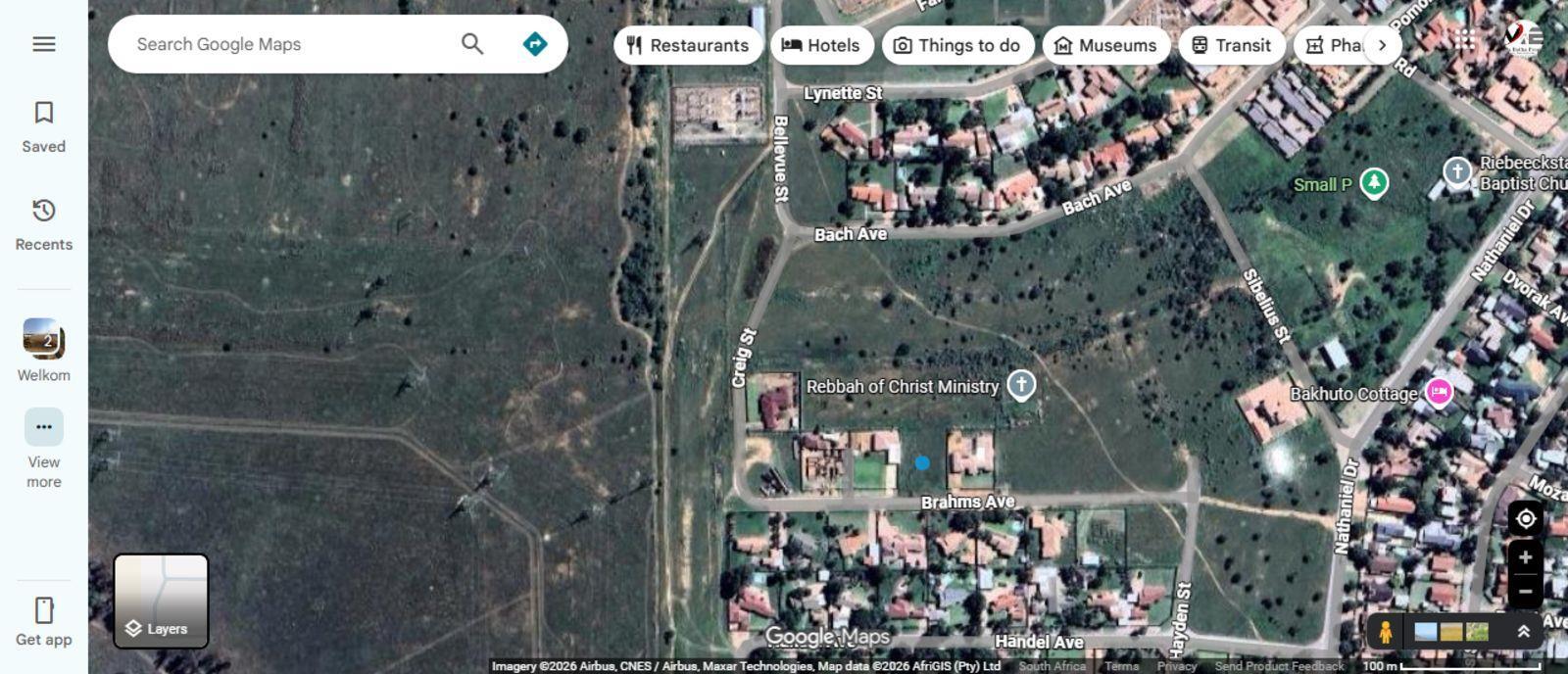 1 488 m² Land available in Riebeeckstad