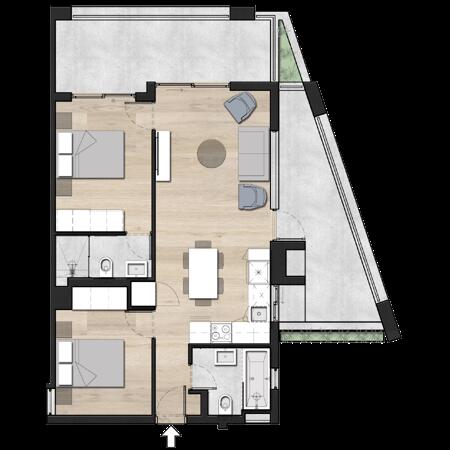 2 Bedroom Apartment in Knysna Central