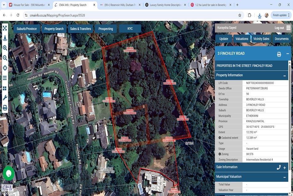 1.4 ha Land available in Beverley Hills