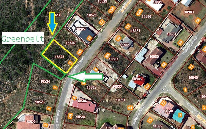 525 m² Land available in Mossel Bay Ext 26