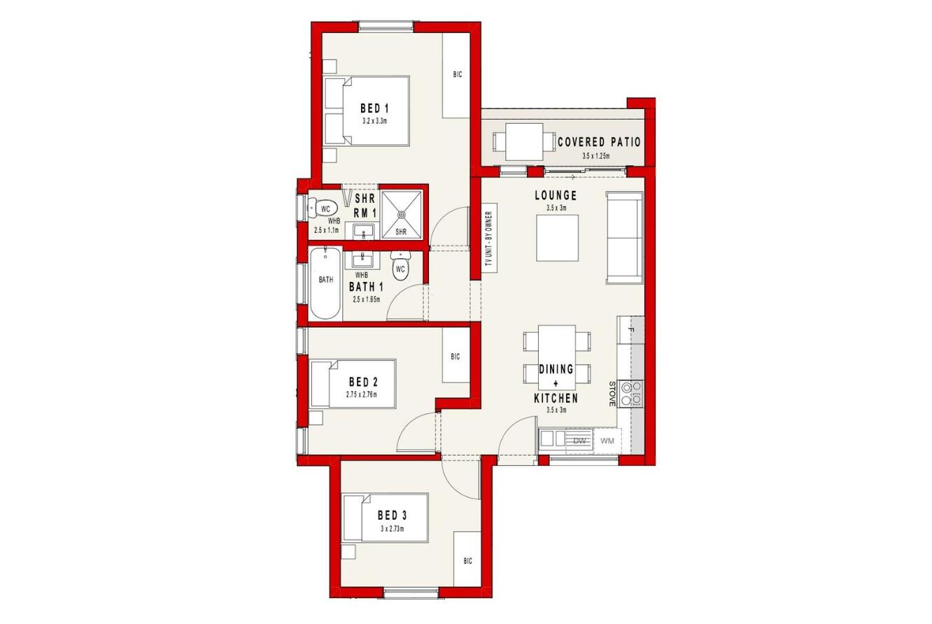 3 Bedroom Apartment in Albertsdal