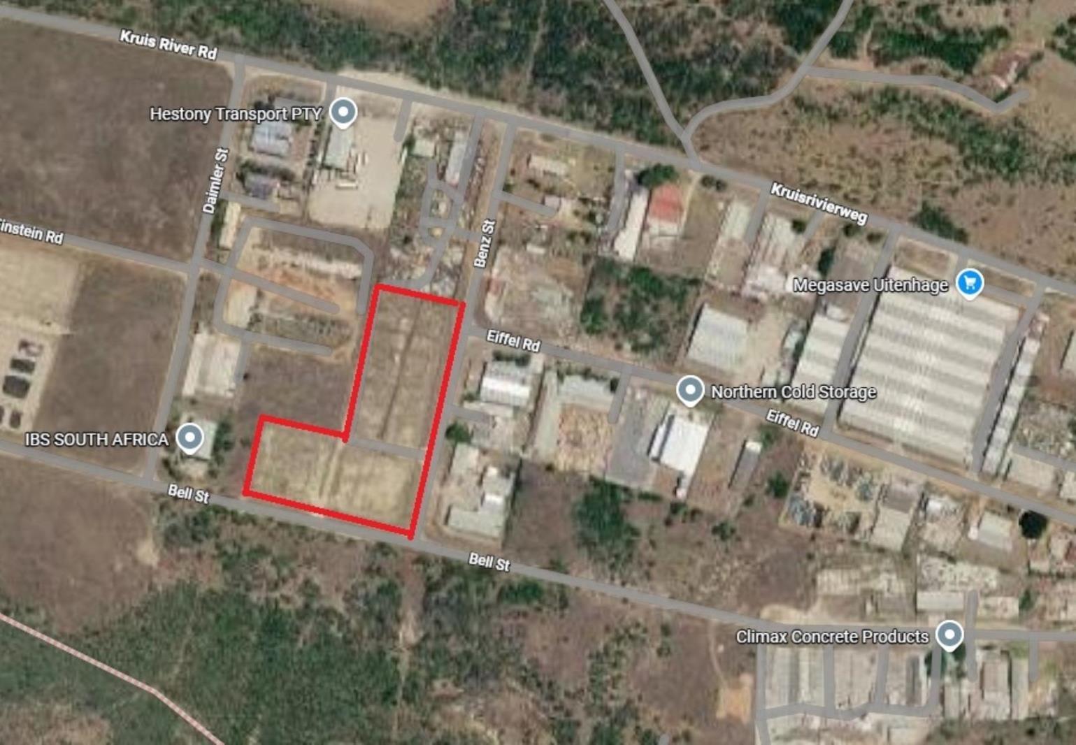 1.9 ha Land available in Cape Road Industrial