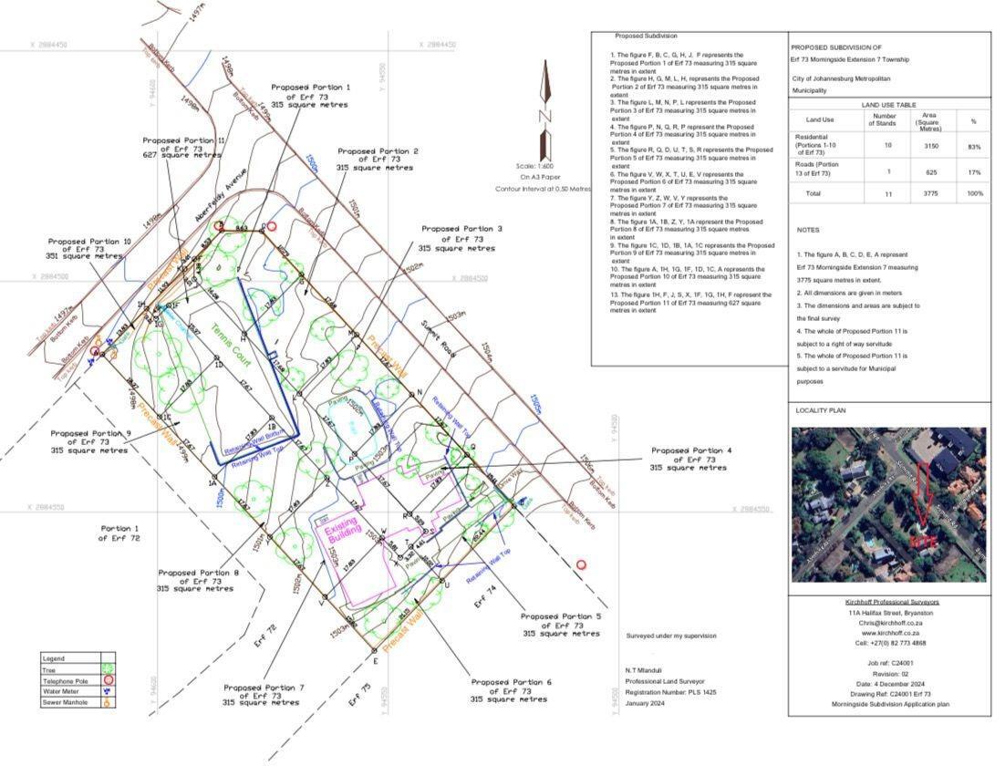 3 778 m² Land available in Morningside